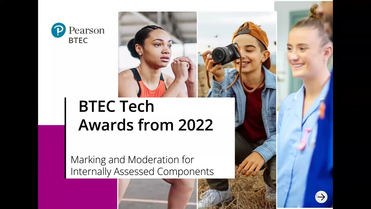BTEC Tech Award in Health and Social Care: Marking and moderation for Internally Assessed Components