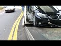 Towing Recovery - Auto Transport Ramps Fail Unloading A 2012 BMW