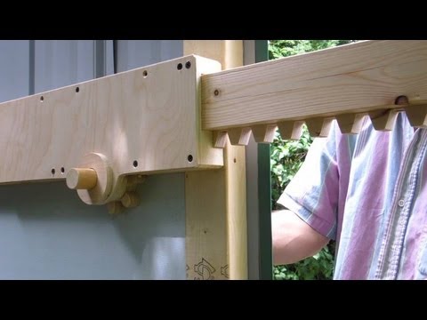 how to install t-handle shed door lock