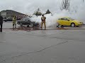 Car Fire: Wal-Mart West Bend, parking lot Car Fire: Wal-Mart West Bend, parking lot