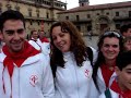Clavelitos en la PLAZA del OBRADOIRO