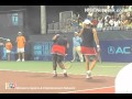 Serena Does The  dougie 