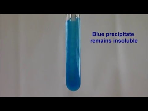 how to test for oh ions