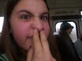 Me and Paulina on a bus ride