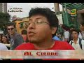 Alumnos de la PUCP protestan contra Rafael Rey