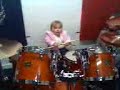 Caitlin Drumming At Good Vibrations!