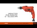 FURADEIRA DE IMPACTO BLACK+DECKER TM500 3/8 127 V