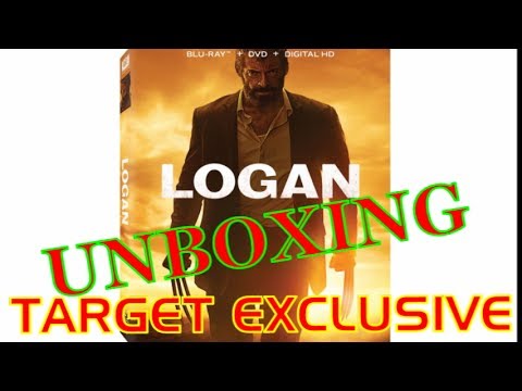 LOGAN - BLU RAY UNBOXING (Target Exclusive Full Book Reveal)
