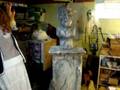 Haunted house animatronic bust