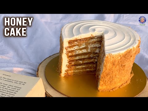 Honey Cake Recipe | Honey Cake With Butter | Eggless Homemade Cake | Chef Bhumika | Rajshri Food