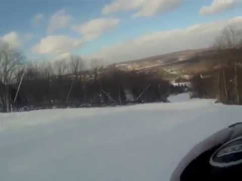 Camelback Mountain - Skiing Marjie's Delight - Nabi HD Camcorder (Go Pro Alternative)