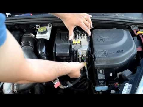 How to remove battery and replace on peugeot 307, 308 and Citroen C4