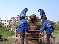 1/5-Thao diễn đúc thử chuông 1000 năm Thăng long hà nội Việt nam 1/5