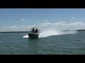 Newcastle Class airboat on white water Newcastle Class airboat on white water