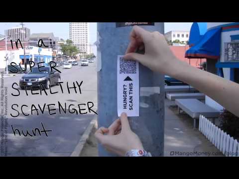 how to set up a qr code scavenger hunt