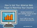 AdSense Secrets Revealed - Test Your Web Pages To Maximize Your Income