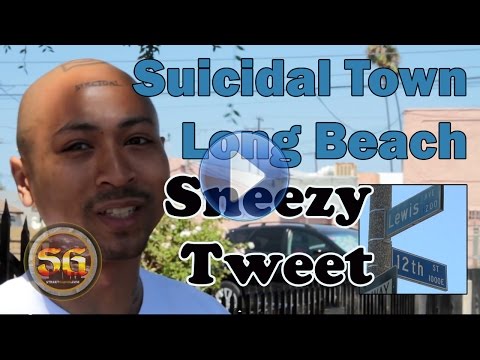 Long Beach - http://www.streetgangs.com/video-clips/092413-sneezy-tweet Sneezy Tweet, rapper from Eastside Long Beach, Suicidal Town. Date: August 2013 Location: 12th Str...