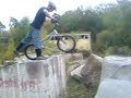 Bike Trial Wolfenb�ttel im Steinbruch