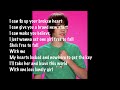 One Less Lonely Girl-Justin Bieber with Lyrics