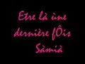 Samia etre la une derniere fois