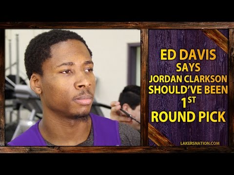 Video: Ed Davis Says Lakers Rookie Jordan Clarkson Should've Been A 1st Round Pick