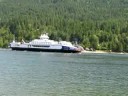 Kootenay Lake Ferry Sailing into Balfour