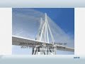 Bandra Worli Sea Link - Bridge Architecture Animation