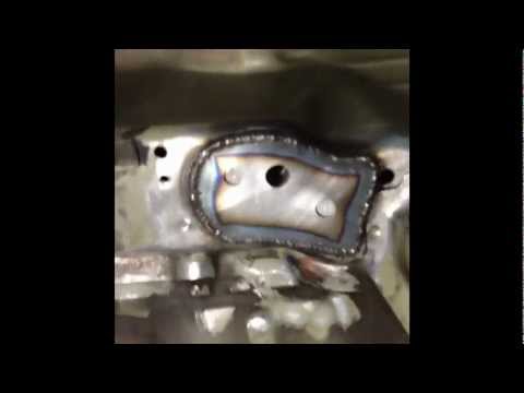BMW E46 M3 rear floor subframe crack repair – part 2 of 3