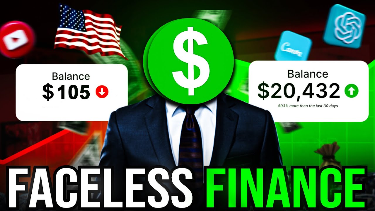 Faceless Finance Channel: USA Audience + High RPM = $20K/Month!