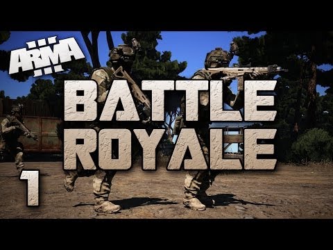 Battle - Myself and some friends are thrust into the ARMA 3 mod of Battle Royale! Basically, a full server of players is dropped from an airplane above the island and must parachute down, land, gather...