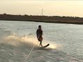 Matthew's First Ride on the New Slalom Ski