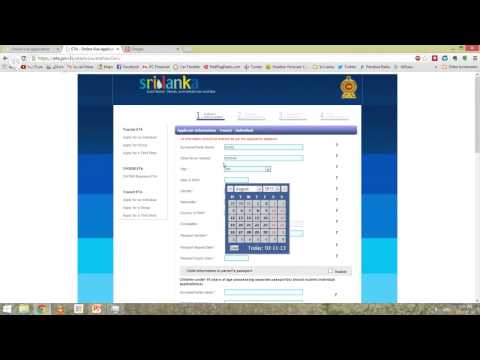 how to obtain sri lanka visa