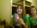 being silly and singing i kissed a girl