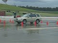 Tony on skidpan at Eastern creek