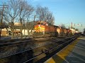 BNSF 5024 Leads Intermodal at Hinsdale