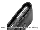 Melkco Tasche Leder Etui cuir ~Asus P550/Vodafone V1520 Flip type (Black)