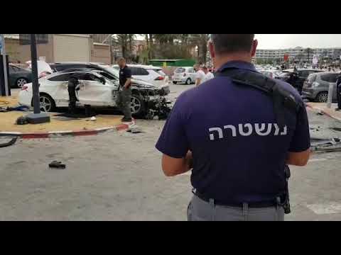 فيديو- انفجار سيارة في إيلات وشرطة الاحتلال تحقق 