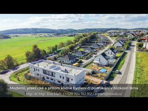 Video Prodej moderního, prostorného ateliéru 2,5+kk, 73m², šatna, parkovací stání, Lipůvka u Brna