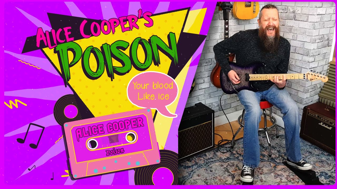 Poison - Alice Cooper cover by Rich Fowler