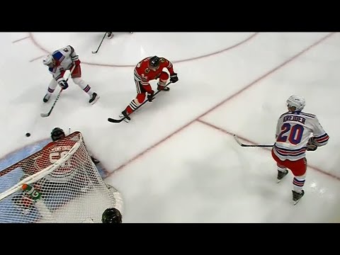 Video: Rangers' Zibanejad opens scoring on nice feed from Kreider