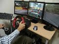 LFS H-Shift and 3 Pedal Driving (3 Screen Cockpit)