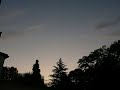 Abenddämmerung mit Purpurlicht am 21.08.2011
