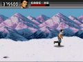 levels 3 and 4 - another mountain level with wooden bridges, lots of jumps, and many falling rocks, followed by yet another mountain level with icy waterfalls and a bat cave
