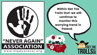 Get The Trolls Out o antysemityzmie w mediach (partner projektu: Stowarzyszenie „NIGDY WIĘCEJ”), lipiec 2021 (ang.).