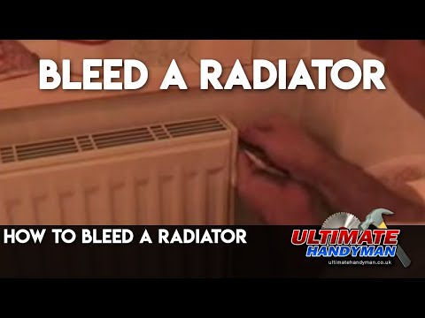 how to bleed an old radiator