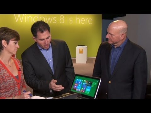 Microsoft & Dell CEOs show off Windows 8