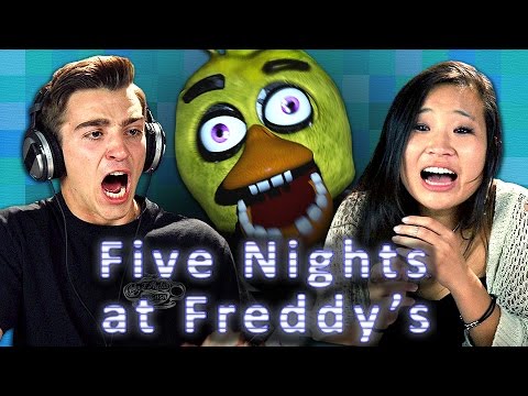 how to react five nights at freddy's