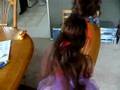 shows how to Comb twist backcomb twist and rip Afro american
