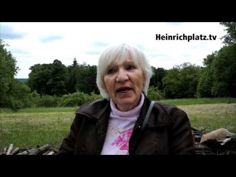 Schwermer - Heidemarie beschreibt kurz wie sie ohne Geld lebt www.heinrichplatz.tv.