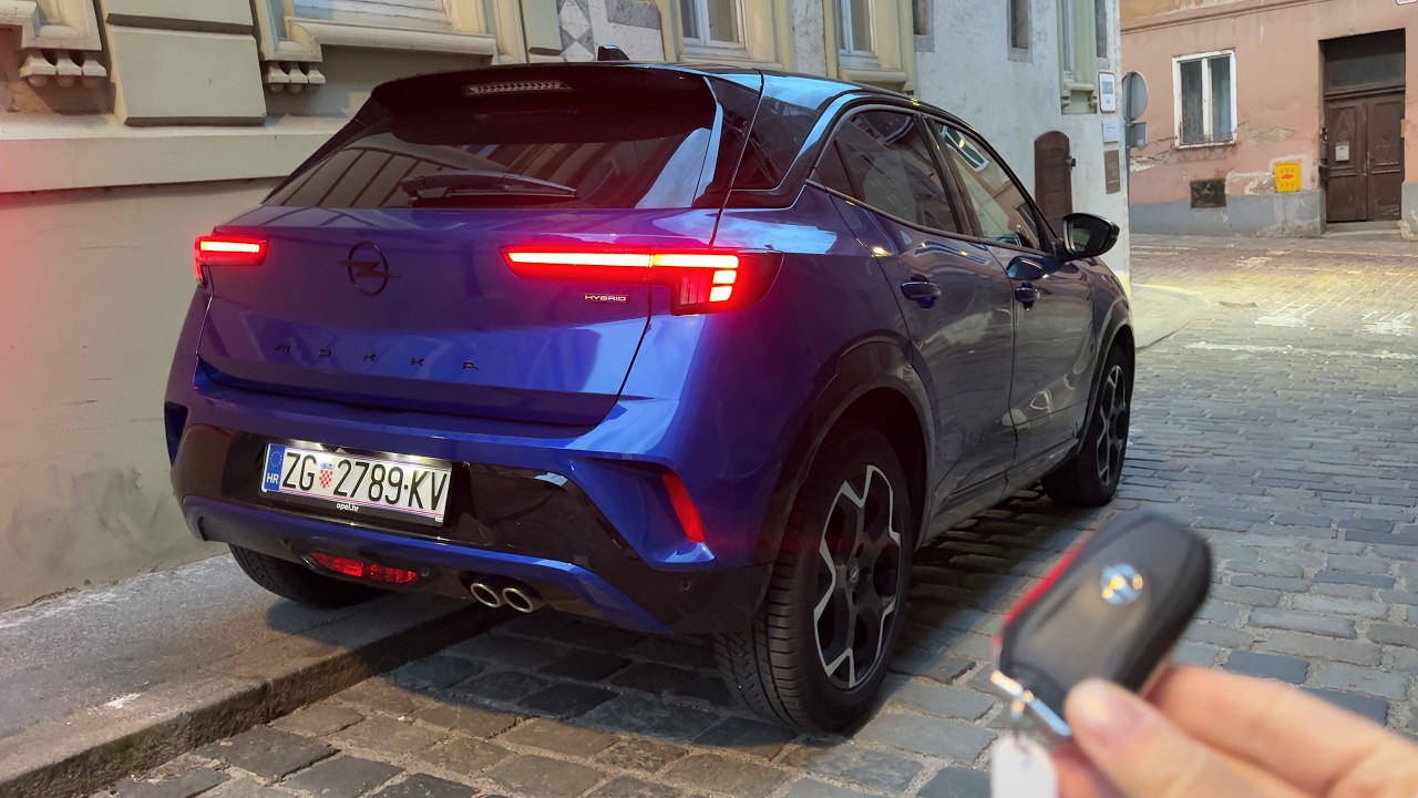 New OPEL MOKKA FACELIFT 2026 - EVENING POV test drive (HYBRID 145)